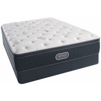 cama  Simmons Beaty Rest Silver Eurotop Queen